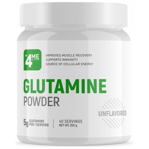 Glutamine, 200 г, Unflavored / Без вкусовых добавок