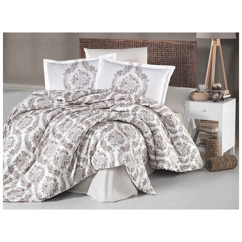 Комплект постельного белья Clasy Ranforce (FLORESTA BEIGE) евро, ранфорс
