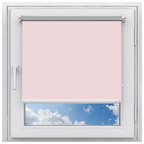 фото Рулонная штора мини натали alu вlackout (розовый, 50, 210) мастер плюс