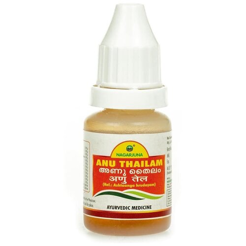 Масло аюрведическое Anu Thailam Ану Тайлам Nagarjuna 10мл