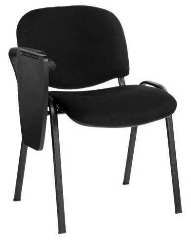 Стол (пюпитр) для стула "изо", для конференций, складной, пластик/металл, черный - фотография № 2