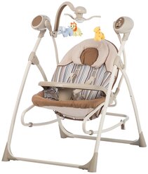 Качели CARRELLO Tilly Nanny 3 в 1 CRL-0005, beige strip