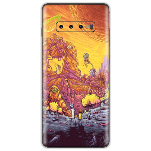 фото Чехол- наклейка виниловый skinz для galaxy s10 морти red