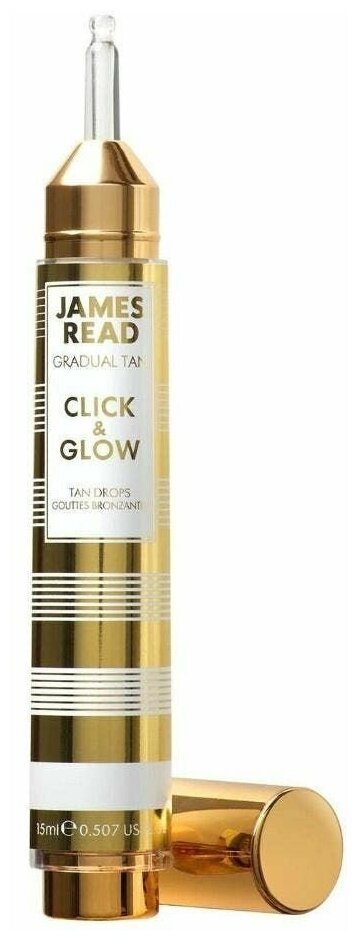 JAMES READ. Гель-кликер освежающее сияние Click&Glow Tan Drops, 15ml