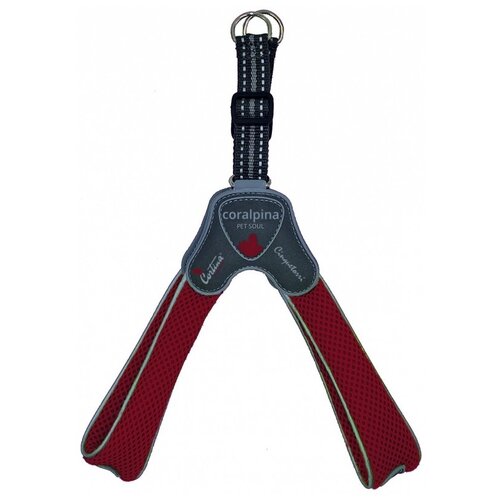 Шлейка Coralpina Softy Line (№ 6) винный, M
