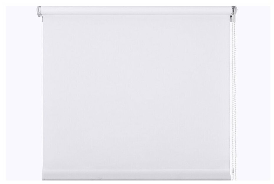 Рулонная штора Magellan Универсальная однотонная (белый), 70х160 см - фотография № 1