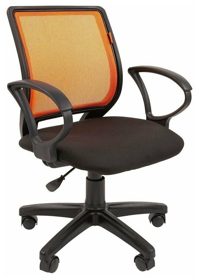 Офисное кресло CHAIRMAN 699, ткань/сетка, оранжевый