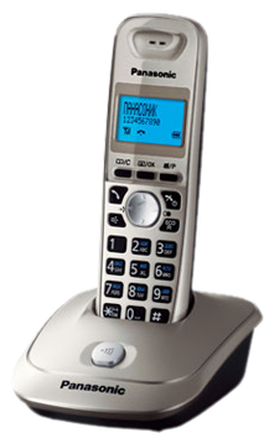 Телефон Panasonic KX-TG2511RUN, DECT (платиновый)