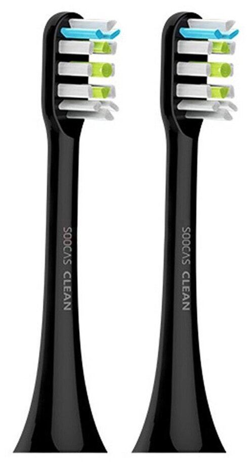 Сменные насадки для зубных щеток Xiaomi Soocas X3/X3U/X5 2 шт., черный