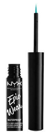 NYX professional makeup Лайнер для глаз и тела Epic Wear Metallic Liquid Liner, оттенок Teal metal 05