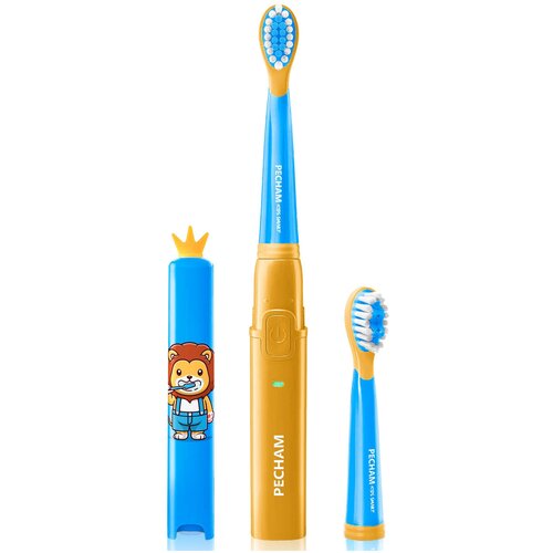 Детская электрическая зубная щетка PECHAM Kids Smart 3+, 2 насадки, Electric toothbrush