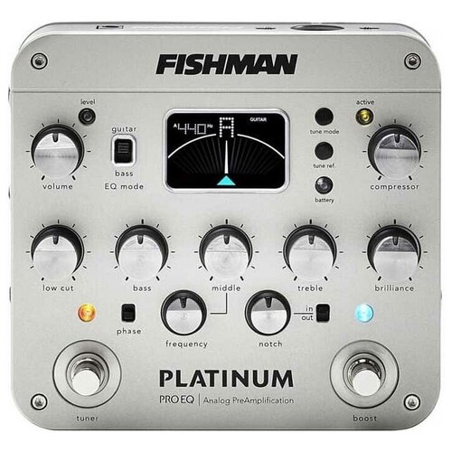 PRO-PLT-201 Platinum Pro EQ/DI Гитарный предусилитель со встроенным эквалайзером, Fishman