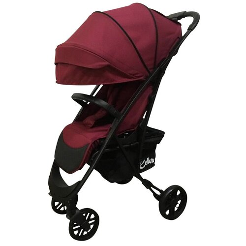 Коляска прогулочная Keka Voxy, бордо/черная рама