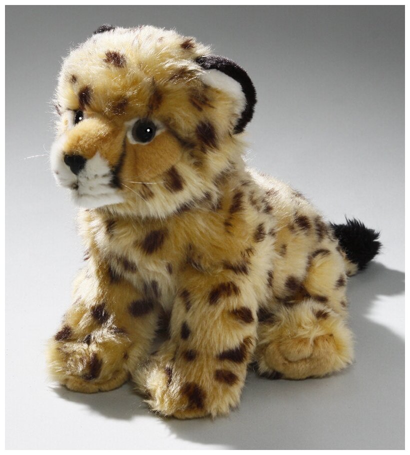 Игрушка мягконабивная LEOSCO Дикие кошки Леопард 26 см