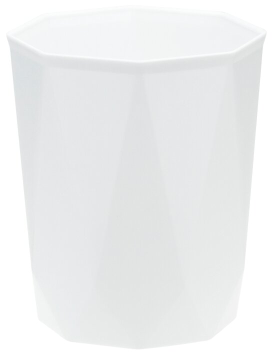 Стакан / органайзер для зубных щеток Призма 95х95х110 мм IDEA , белый