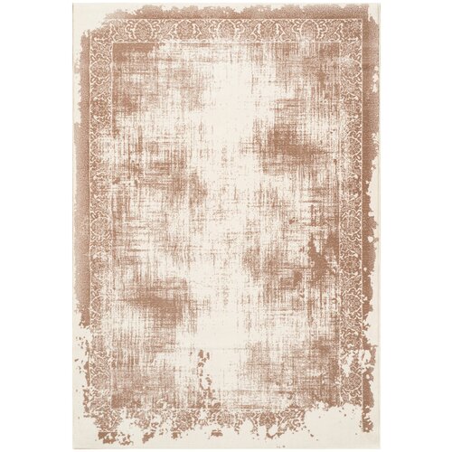 Ковер на пол 2 на 3 м в спальню, гостиную бежевый, коричневый Hunnu 6A1330-001