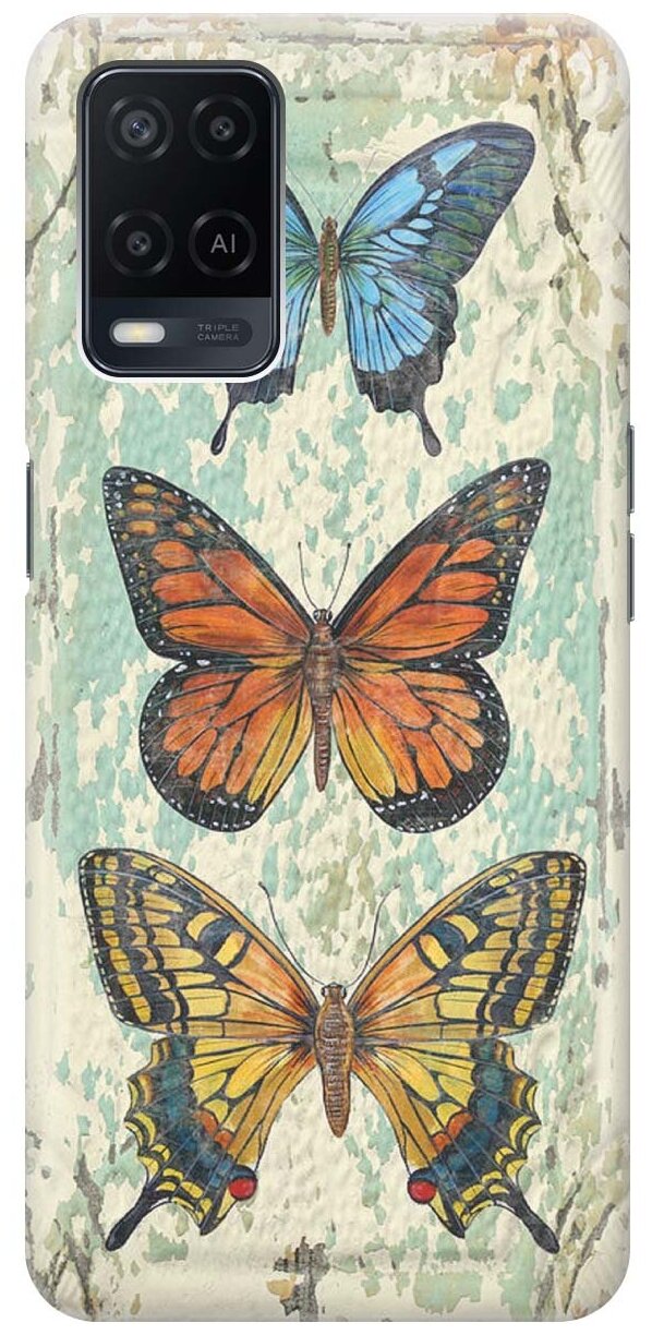 фото RE: PA Чехол - накладка ArtColor для Oppo A54 с принтом "Три бабочки"