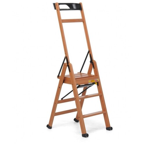 Стремянка Foppapedretti laScala 3 ступени, Италия (орех)