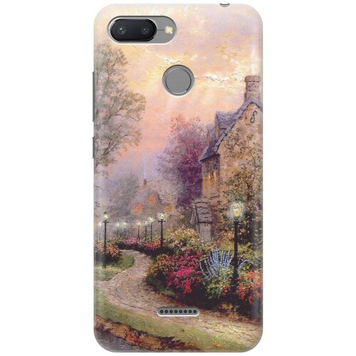 фото Re:paчехол - накладка artcolor для xiaomi redmi 6 с принтом "сиреневый вечер"