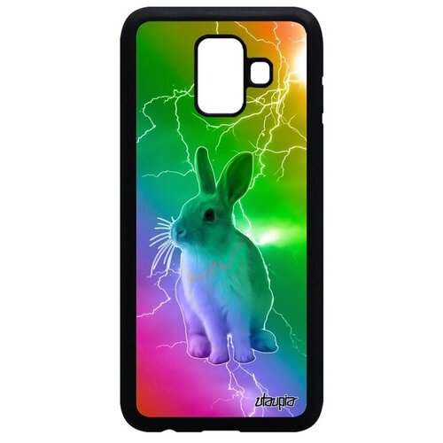 фото Чехол на телефон // samsung galaxy a6 2018 // "кролик" стиль дикий, utaupia, цветной