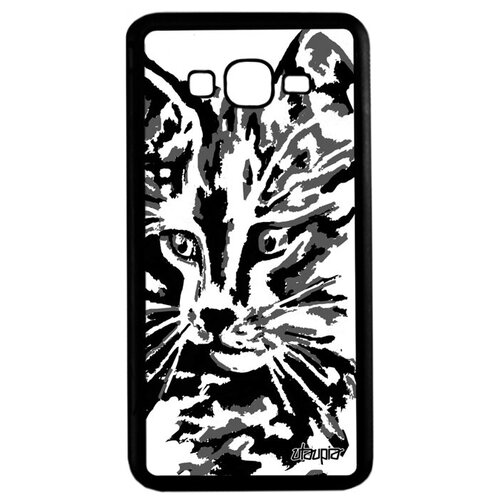 фото Красивый чехол на // galaxy grand prime // "котенок" стиль маленький, utaupia, синий