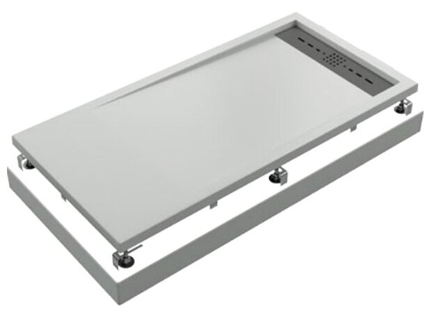 фото Душевой поддон из искусственного камня Good Door Stella 100x90 ЛП00146 Белый