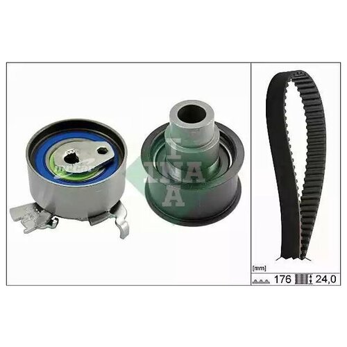 фото Ina 530007910 ремень грм зубчатый с роликами, комплект