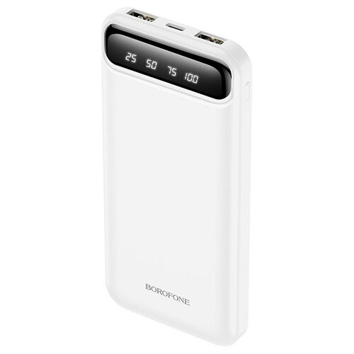 Внешний аккумулятор Borofone Power Bank BJ14 Freeway 10000mAh White 85500₽
