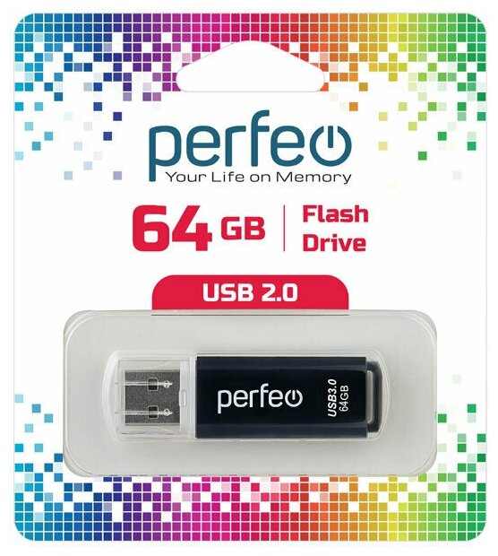 USB флешка Perfeo USB 64GB C13 Black