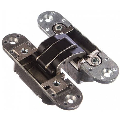 Петля дверная скрытая CEMOM ESTETIC 80/A 3D черная, регулируемая, вес полотна 80кг, 29*111,5мм