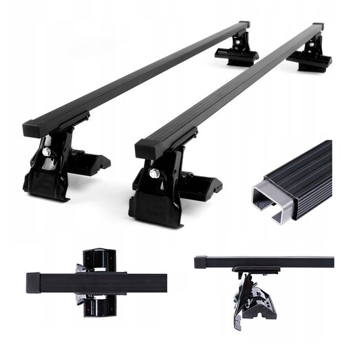 фото Багажник для mazda 3 (2003-2020) (все года выпуска) (гладкая крыша inter d-1 120 см. сталь)