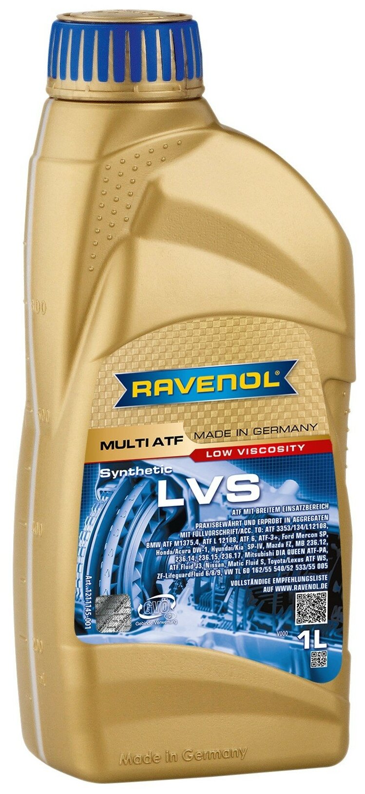 Масло трансмиссионное RAVENOL Multi ATF LVS Fluid