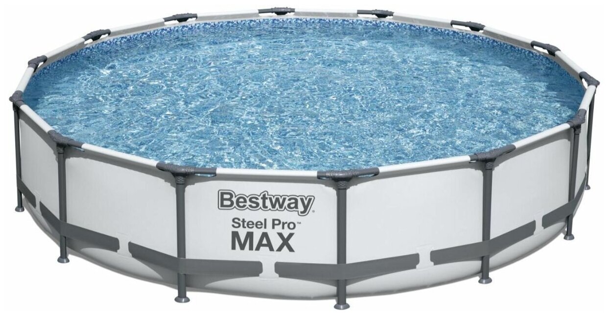 BESTWAY Бассейн каркасный Steel Pro Max 427х84см 10220л 56595 (030887) - фотография № 1