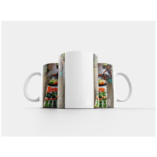 фото Кружка "улица, торговец, леди" 320 мл lotsprints