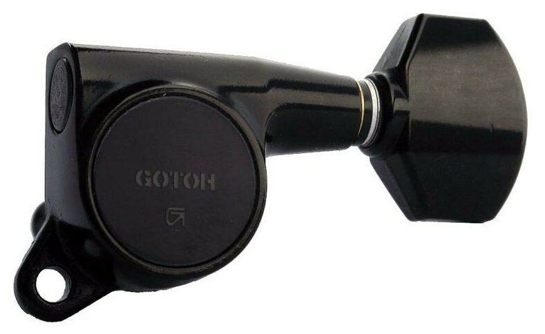 Gotoh SG381-07-B (L6) колки, цвет черный, schaller style