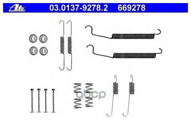 ATE 03013792782 03.0137-9278.2_ремк-т тормозных колодок задних\Renault Logan/Sandero/Duster/Clio 1.4/1.6/1.5dCi 04