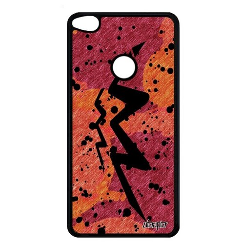 фото Красивый чехол на телефон // huawei p8 lite 2017 // "знак зодиака водолей" астрологический планета, utaupia, оранжевый