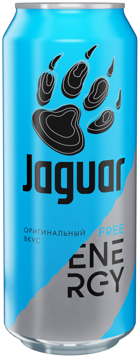 Энергетический напиток Jaguar Free 0.5 л. ж/бан. - фотография № 2