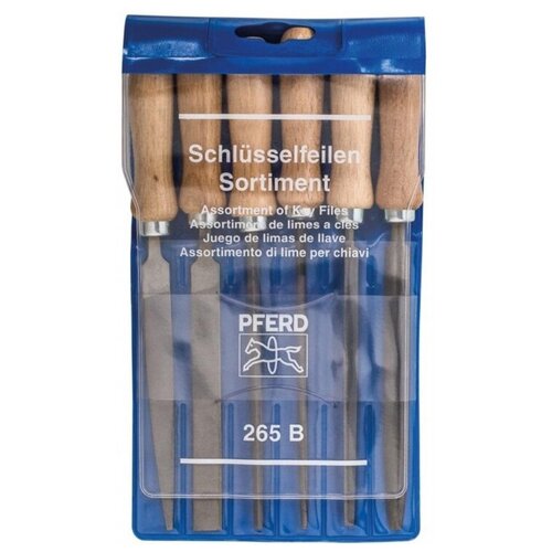 фото Набор маленьких ключевых напильников 265b pferd 11706100