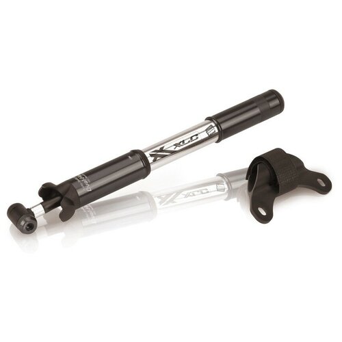 Насос XLC Alu-mini pump MTB PU-M02 7 bar, Black xlc насос xlc 2 way mini pump alpha pu d01 8 bar with dual head