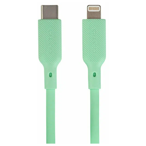 Аксессуар Qumo MFI С94 Type-C - Lightning 1m Green 33000