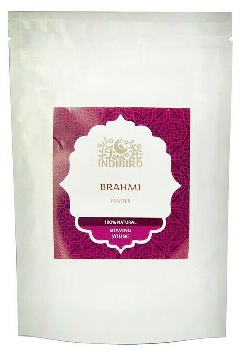 Маска-порошок для волос Брахми Индибёрд Brahmi Hair Powder Indibird 100 гр.