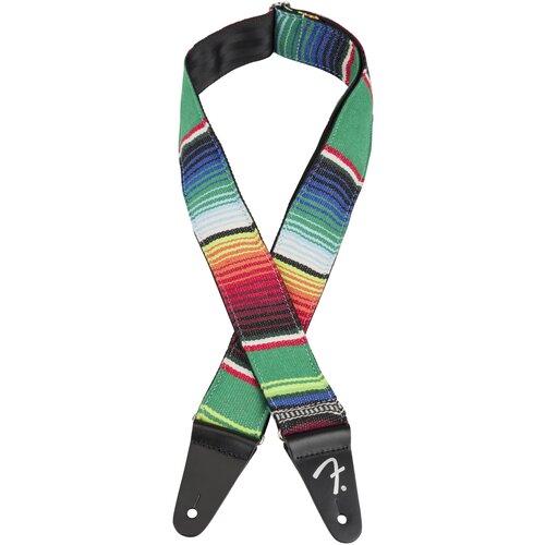 Ремень гитарный FENDER 2 SERAPE STRAP GRN MULTI