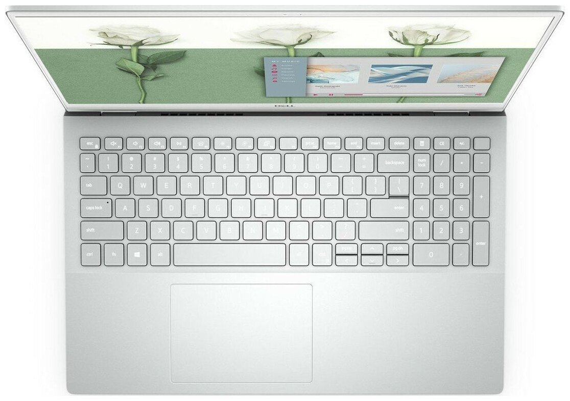 Ноутбук без сумки DELL Inspiron 5502-0318 Core i5-1135G7 15.6-FHD A-G LED WVA 8GB (1x8G) 512GB SSD NV MX330 (2GB GDDR5) Windows 11 Platnum silver 1,7kg ( дисплей ЖК, LCD, Full HD )