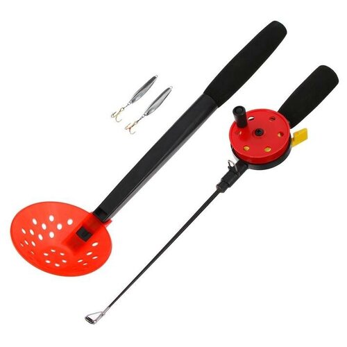 Набор TROUT PRO Ice Set 1 (удочка, черпак, блёсны) 5985085 набор trout pro ice set 4 удочка шестик