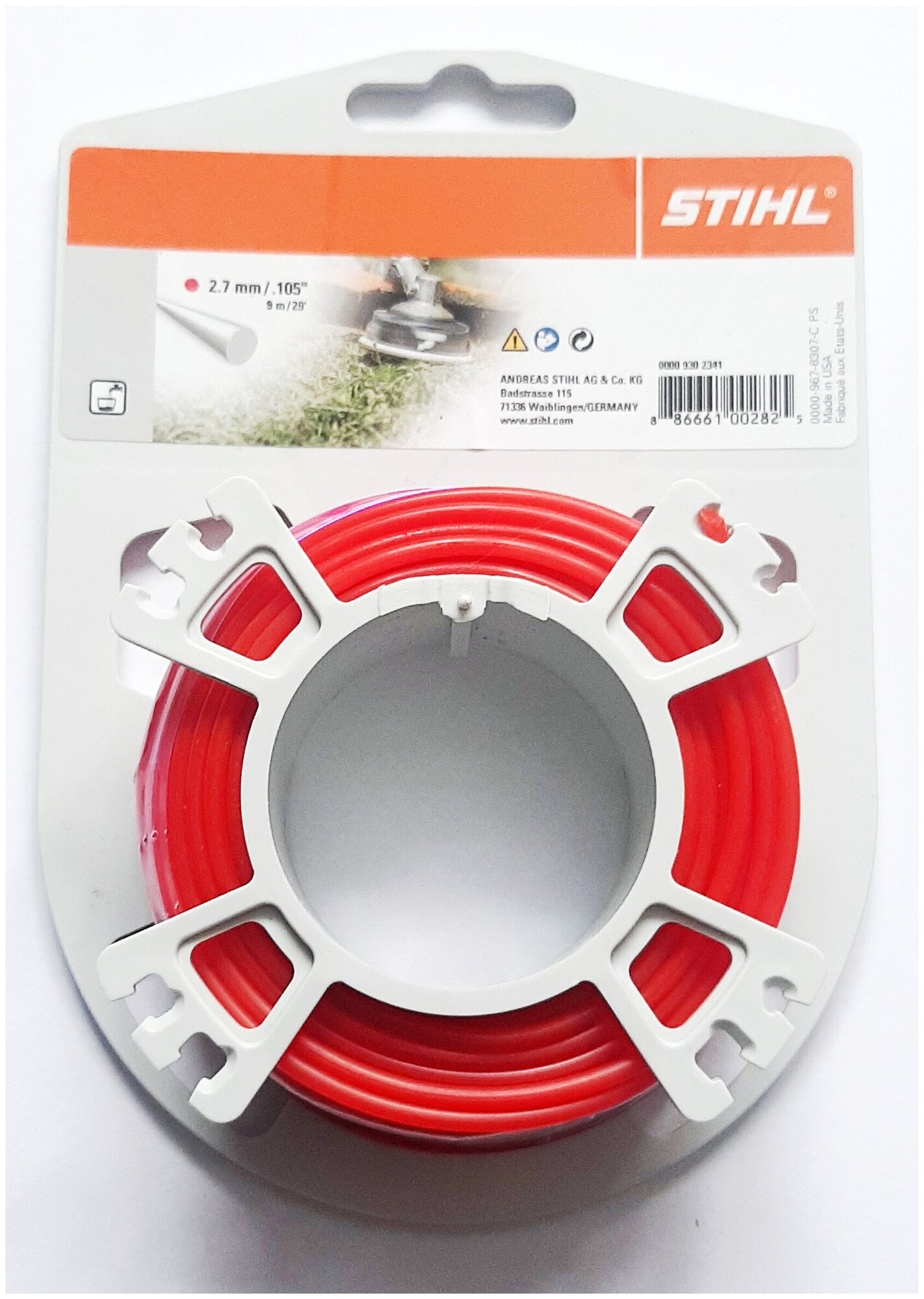 Леска Stihl 2,7*9,8м круг 0000-930-2341 - фото №3