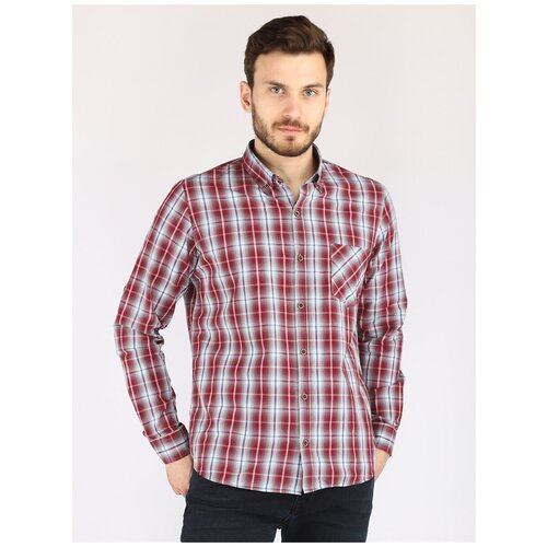 фото Рубашка мужская a passion play, длинный рукав, sq68332, цвет синий, размер xxl