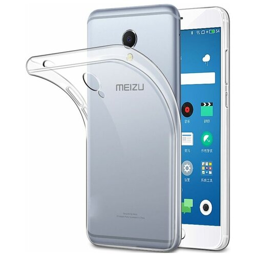 фото Чехол-накладка borasco для meizu m5 прозрачный