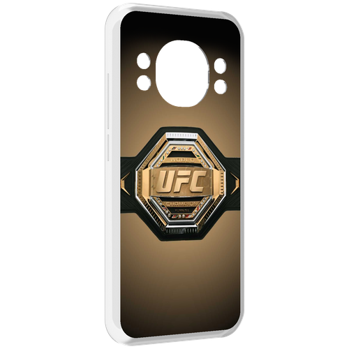 Чехол MyPads UFC единоборства мужской для Doogee S98 / S98 Pro задняя-панель-накладка-бампер