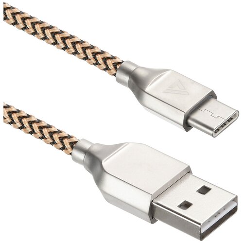 USB кабель ACD, 1 м, ACD-U927-C2Y, желтый, черный автомобильное зарядное устройство acd acd с362q v1b usb c 3 2 1 5 а черный